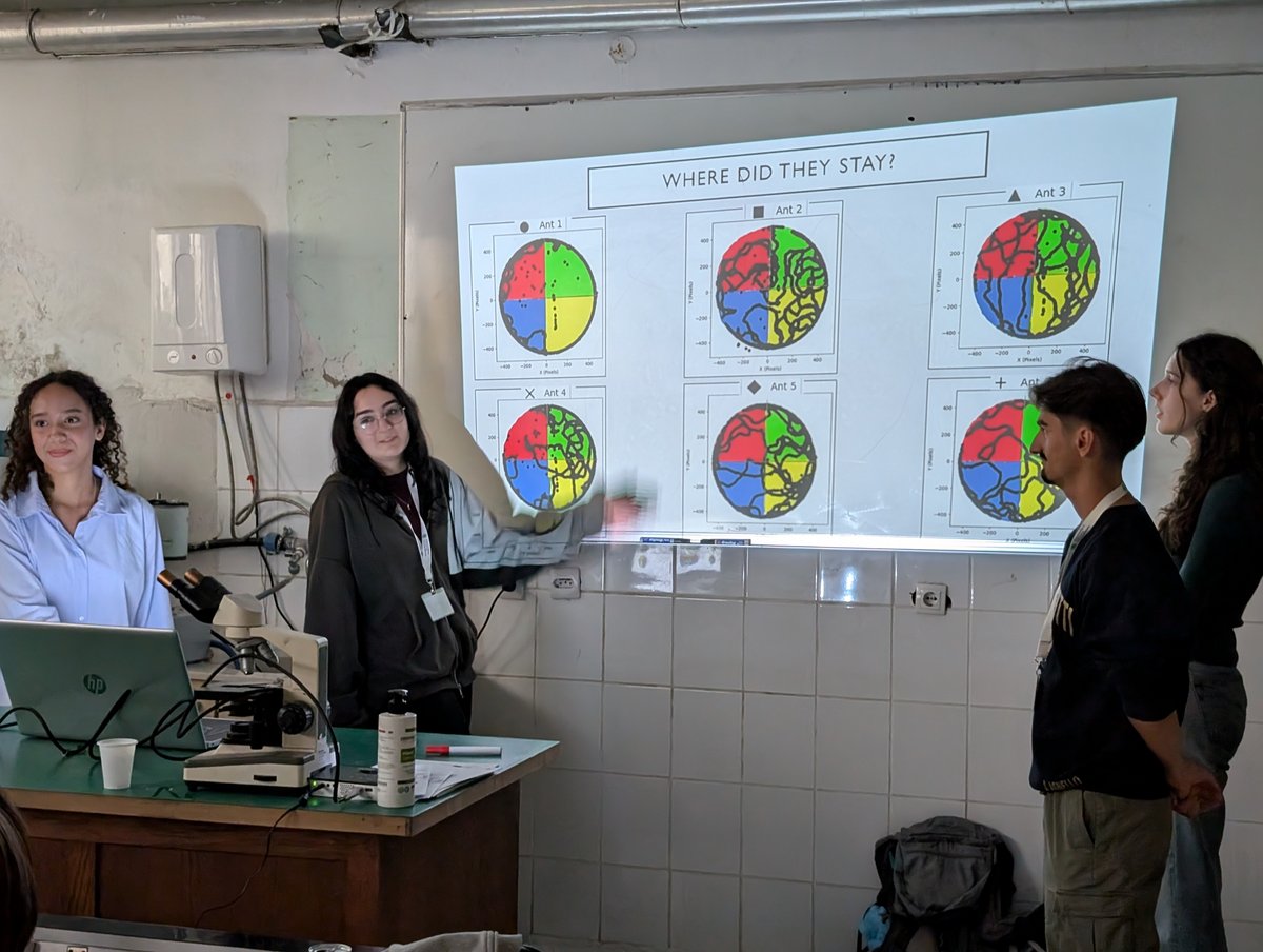 People presenting results